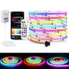 10mm COB RGBIC LED Strip WS2811 Pixel Addressable 576 LEDs/m WIFI Tuya App Control RGB Dream Color Flexible FOB COB Led Lights