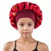 Children's Satin Sleep Cap - Soft Elastic Silk-like Hair Care Hat