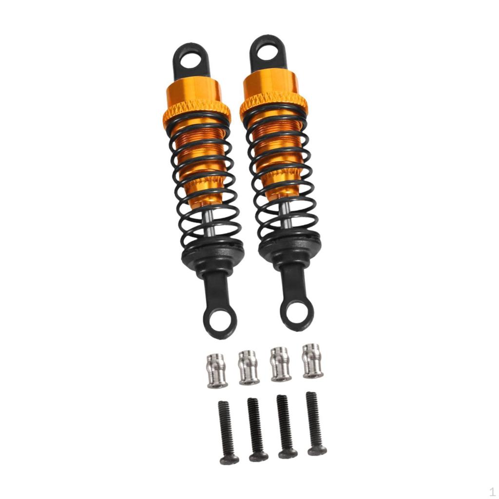 2 Pieces Hydraulic Shock Absorbers for RC Car 1/12 1/16 Replacement Upgrade Dampers Set Shocks