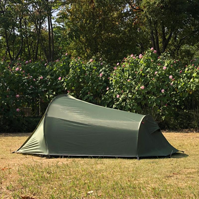 Camping Tent 2 Person Outdoor Tent For Camping Biking Hiking Muntaineering Beach Water Resistant 210D Oxford Material