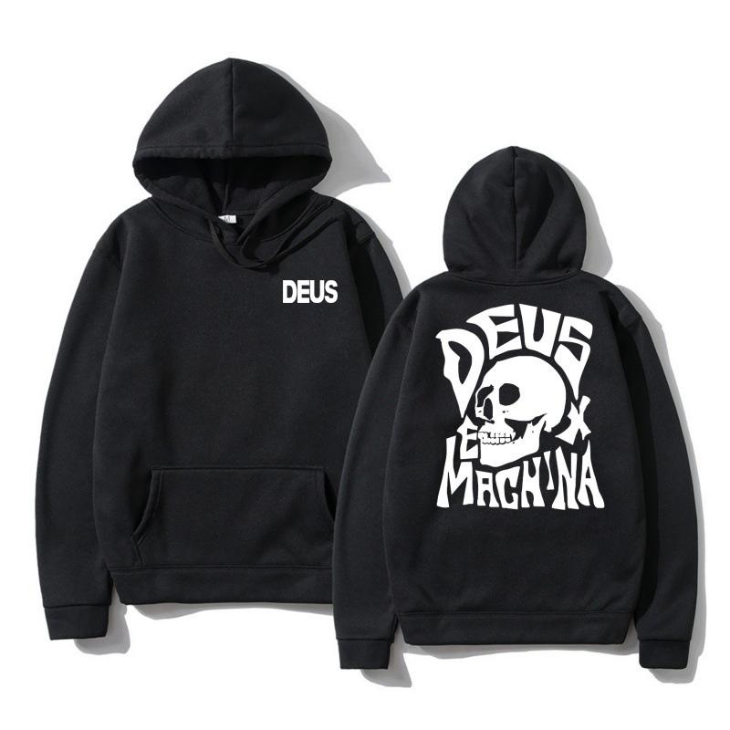 DEUS EX MACHINA Hoodie For Men Women Street Fashion Sweater Popular Hip Hop Sweatshirt Winter Oversized Long Sleeve Streetwear