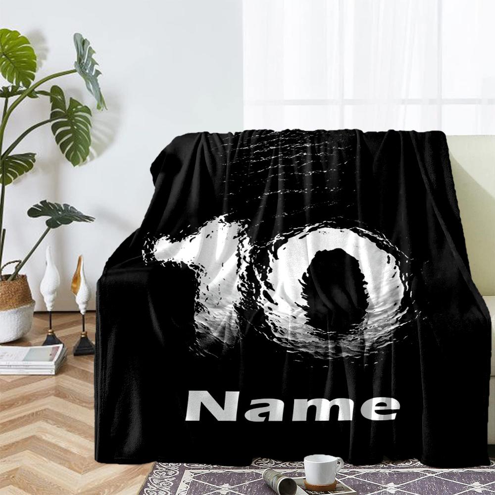 Custom Name 10 Theme Printed Blanket - Perfect for Couch, Bed, Travel & Outdoor Use | Machine Washable, Cozy & Durable.
