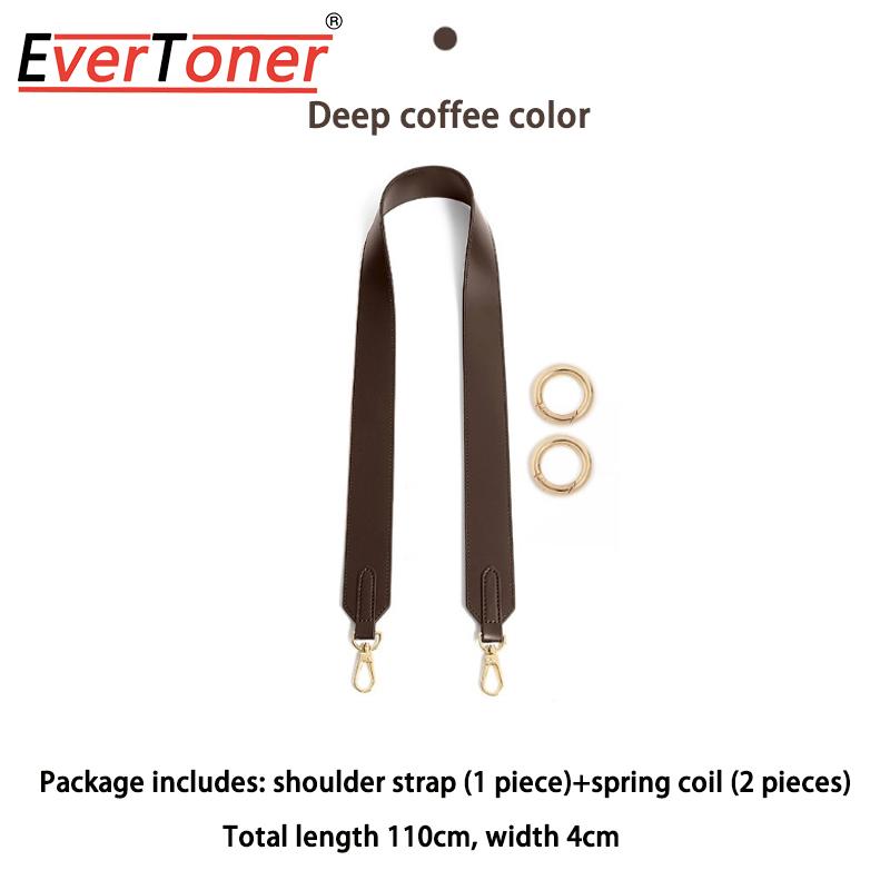 EverToner Широкий Регулируемый Плечевой Ремень Запасной Ремень для Сумки Двусторонний Однотонный Для l-v neverfull Ремни Аксессуар для Сумки