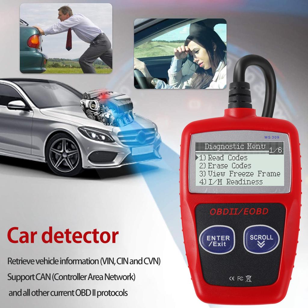 Car Fault Code Reader Auto Diagnostic Tool Engine Diagnostic Scanner View Freeze Data CAN Diagnostic Tool Multilingual