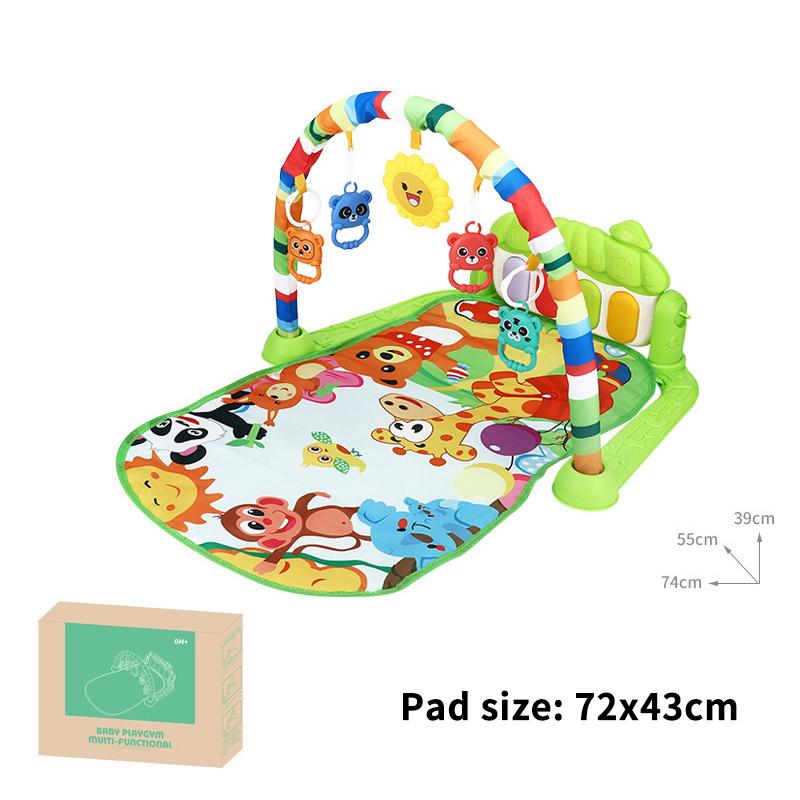 1 Set Music Pedal Piano Multifunctional Children Fitness Frame Take Exercise Infant Leg Stamina Gym Crawling Frame Baby Toy