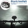 Bicycle Headlight 360 Degrees Adjustable LED Indicator USB Rechargeable Super Bright Lightweight Night Riding Road Mountain Bike Front Lamp