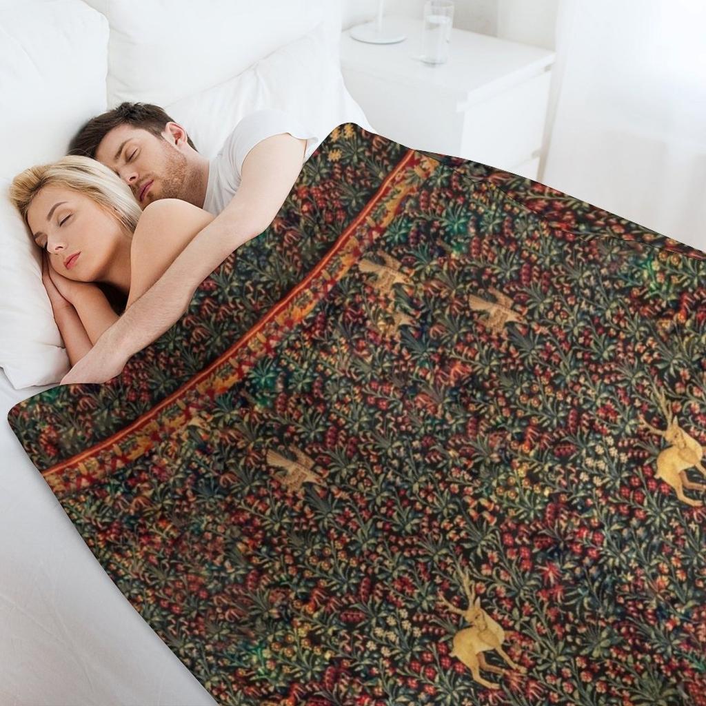 Средневековый гобелен, плед из фланели, идеи подарков на день святого Валентина, пушистые роскошные брендовые одеяла