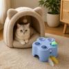 Funny Electric Cat Toy Simulation Feather Cat Chase Game Toy Cat Whack-a-mole Toy  Indoor Playing