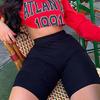 Ayollar uchun yoga shortiklari Sport taytslari Shortiklar Moda Yuqori bel Bir xil rang Qulay Slim shimlar