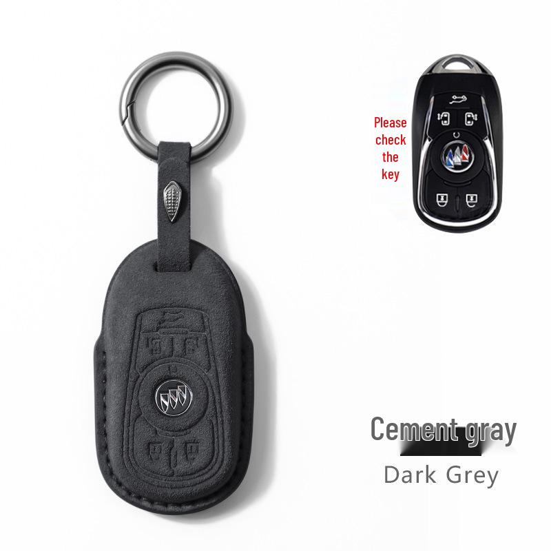 Buick Envision 2023 Suede Key Case for Men & Women - High-End Bag Shell with Buckle