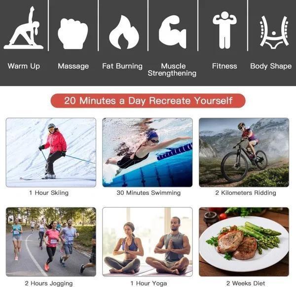 Перезаряжаемый стимулятор мышц живота, тренажер EMS Abs, оборудование для фитнеса, снаряжение для тренировки мышц, электростимулятор, тонер, упражнения в домашнем тренажерном зале