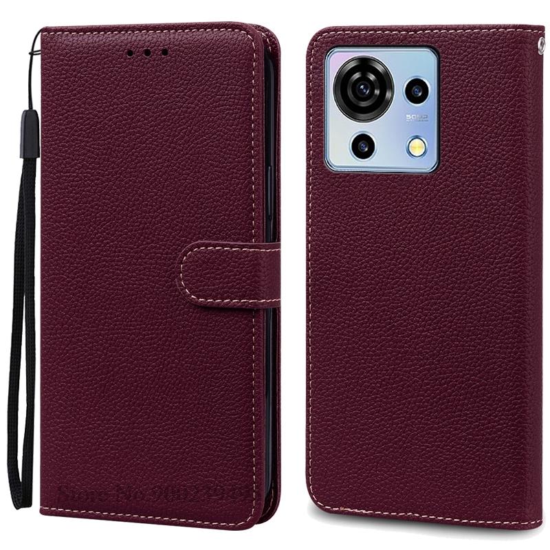 Для ZTE Blade V50 Vita Чехол-книжка кожаный флип-чехол для ZTE Blade V50 Vita Чехол-чехол для телефона Coque Fundas