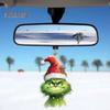 1/7Pcs Christmas Tree Ornaments Cartoon Green Elf Tree Hanging Decoration Acrylic Xmas Pendant for Holiday Car Window Wall Tree Decor