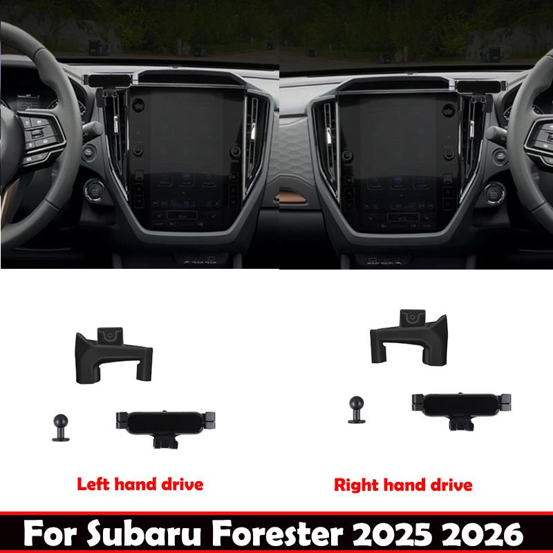 LHD RHD For Subaru Forester 2025 2026 ABS plastic Mobile phone holder telephone central control holder Interior Accessories