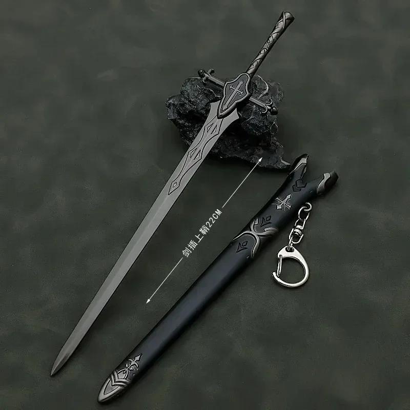 22 см Fate/stay Night Оружие Зигфрида Бальмунг Дракон Алтрия Пендрагон Оружие Металлическая катана Оружие Анимация Мерчандайз Миниатюра коллекционирует