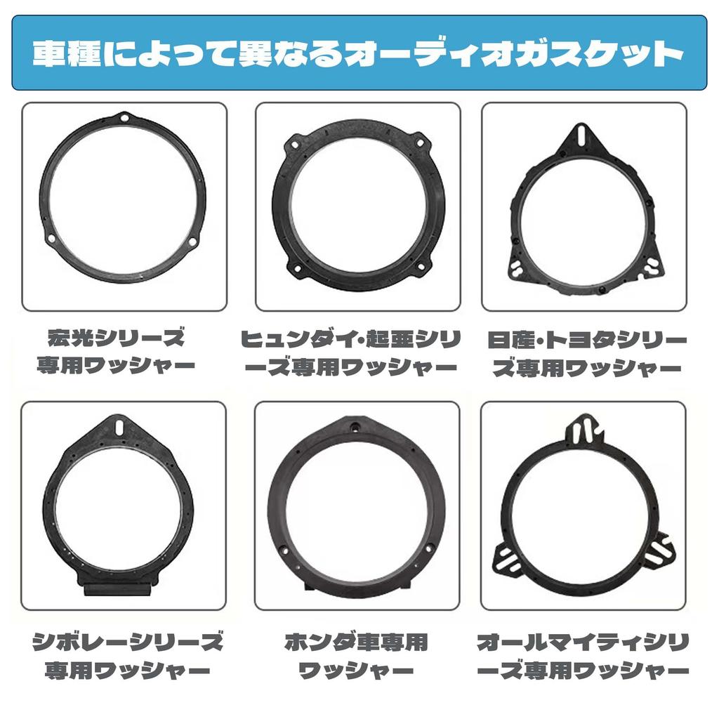 QEZA Перегородка Внутренняя перегородка 2 шт. 6,5" Динамик двери Улучшение звука Снижение шума для