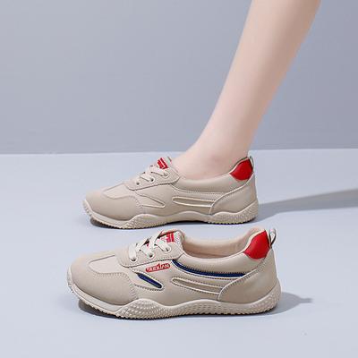 2025 весна маленькие белые туфли новая корейская версия женские студенческие туфли на платформе с увеличенным каблуком спортивная обувь повседневная уличная обувь K1510