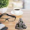 Resin Crafts Miniature Rockery Ornaments Simulation Mountain Stone Statue Fake Mountain  Dollhouse
