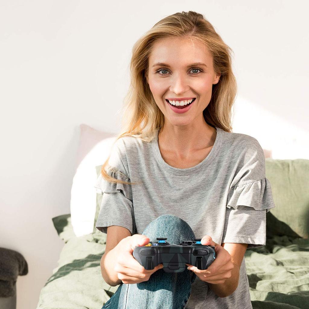 EasySMX беспроводной игровой контроллер поддержка ПК ТВ приставка портативный игровой джойстик ручка игровой контроллер 2.4G (Windows XP/7/8/8.1/10), PS3, Android, Виста,