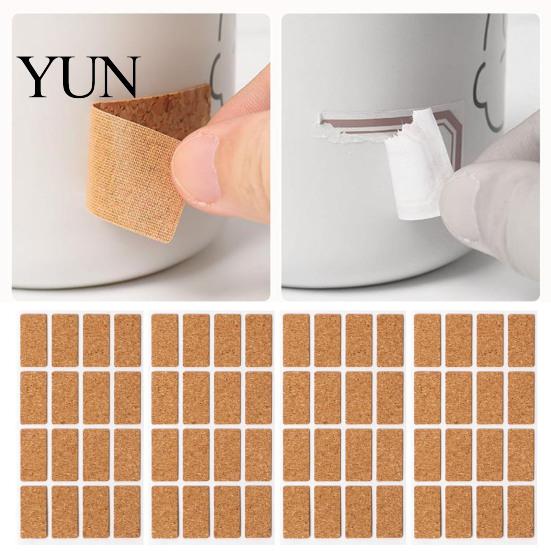Home Storage Identification Tags Self-Adhesive Cork Labels, Waterproof Stickers with Retro Wood Texture, Oil Proof Classification Marks Removable