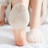 Pure Cotton Invisible Half Sock Silicone Anti-slip Front Half Foot Socks Cute Female Socks