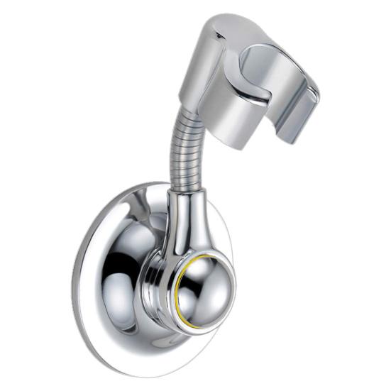 Shower Head Holder Suction Cup Bracket 360 Degree Rotation Adjustable Angle Shower Bracket Strong Adsorption Easy Install Shower Wall Mount