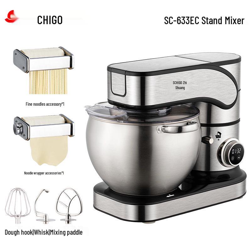 10L Multifunctional Chef Machine: Dough Mixer, Stand Mixer & Egg Beater for Home & Commercial Use