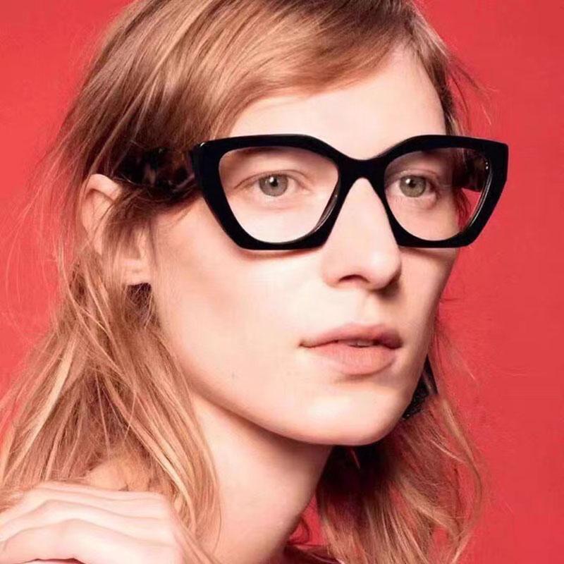 Cat Eye Vintage Reading Glasses Women Myopia Customize Prescription Anti Blue Light Blocking Optical Leopard Eyeglasses Frame