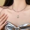 Двухслойное ожерелье-подвеска в виде звезды для женщин, Легкая роскошь, Нишевый стиль, Универсальное и подходит для всех случаев, Цепочка-колье