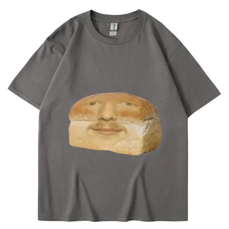 Забавные футболки с принтом в виде хлеба, юмор, креативность, с коротким рукавом, повседневные, унисекс для мужчин и женщин