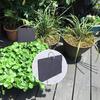 10 x étiquettes en ardoise pour plantes avec piquets métal 40 cm – 10×7 cm, réutilisables et imperméables