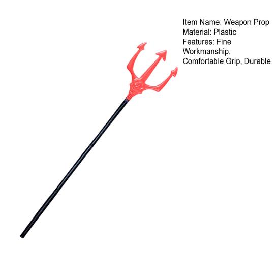 Хэллоуин Оружие Реквизит Реалистичная Рукоятка из 3 Секций Аксессуары для Костюма Удобный Хват Косплей Реквизит Большая Хэллоуинская Демоническая Коса Серп Топор Реквизит
