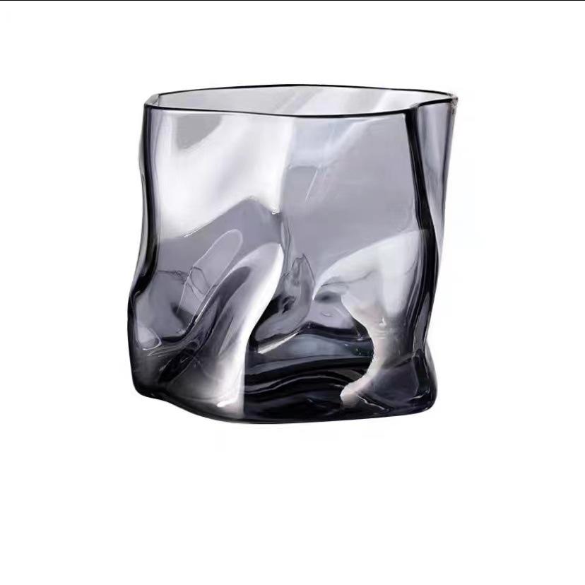 Japanese Twisted Whisky Glass Creative Bar Shochu Glass 150ml Beer Glass Household Water Glass Exquisite Gift