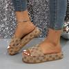 Summer Women's Platform Shoes Open Toe Flats Women's Platform Slippers Outdoor Plus Size Casual Slippers for Women