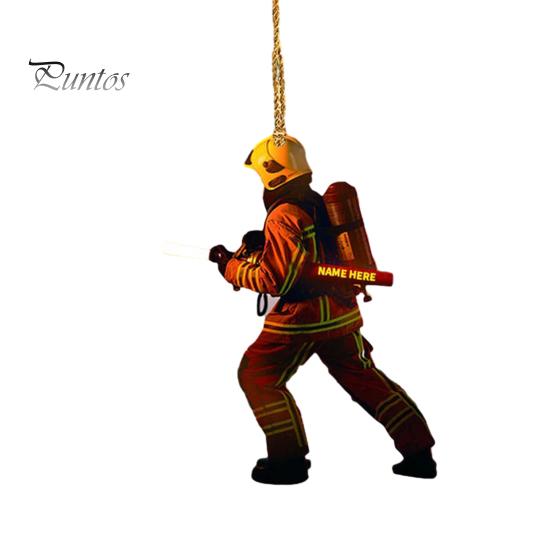 Рождественская елка, украшение пожарного со шнурком, широко используемое автомобильное зеркало заднего вида, подвеска пожарного, подвесное украшение