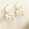 No-drill Suction Cup Wall Mount Mop Holder Broom Storage Clip