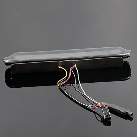 G-PLUS LED Third Brake Light Compatible With 1999-2006 Chevy Silverado/GMC Sierra 1500 2500 3500,3RD Cargo LED Tail Stop Lamps Clear Lens Chrome