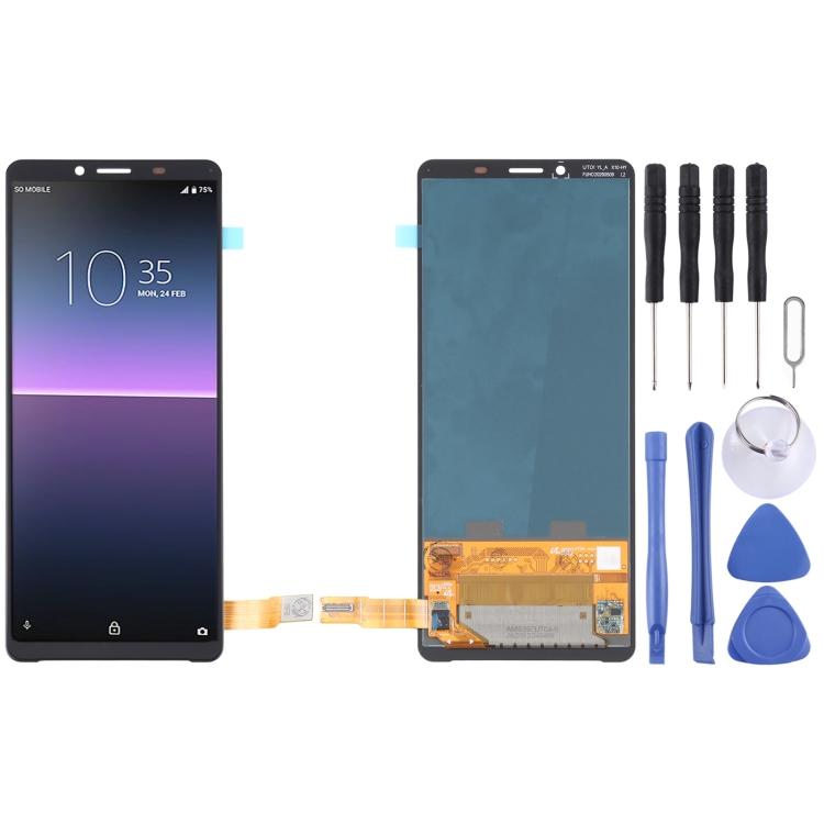 Оригинальный OLED LCD экран для Sony Xperia 10 II с дигитайзером, полная сборка, LCD экраны для мобильных телефонов