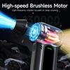 Electric Air Duster Air Blower 400000   RPM Super Power Rechargeable 3-Gear Brushless Motor for Car/PC/Home/Outdoor Air Blow Gun