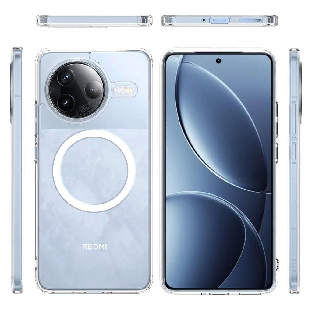 Применимый чехол-броня для мобильного телефона Xiaomi Redmi K80Pro, магнитный чехол MagSafe для Redmi Note14Pro, защитный чехол