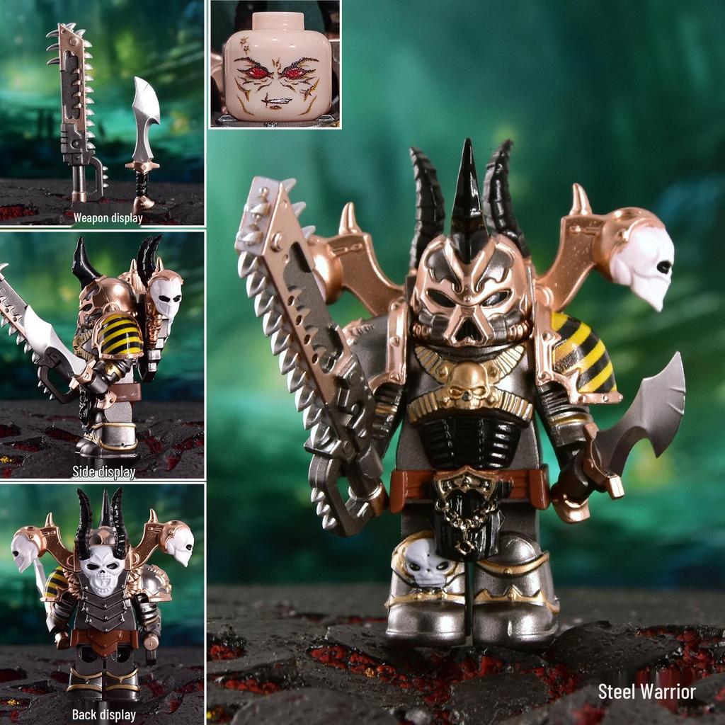 Warhammer Черные Легионеры Хаоса Минифигурка Конструктор Игрушка Пакет W1384-1398