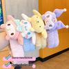 Корейская Милая Sanrio Мультяшная Плюшевая Повязка на Голову для Умывания Резинка для Волос