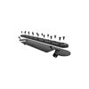 RAM MOUNTS Tough Track Rails for Jeep 12-inch JL/Gladiator 18-21 (RAM-DT-204-TRACK-A12U, Black)