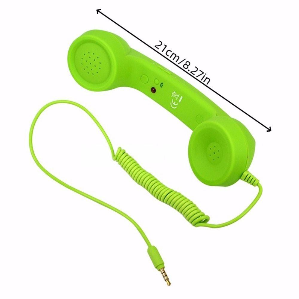 Multifunction Retro Phone Handset Call Receiver Wired Headphones Telephone Handset Computers