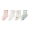 4Pairs/Set Newborn Girls Socks Cotton Soft Princess Ruffle Sock for Baby Girl Spring Summer Mesh Thin Children's Lace Socks 0-5Y