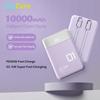 Power Bank 10000mAh Portable 22.5W Fast Charging External Battery Charger With Cable Mini Powerbank for iPhone Huawei P40 Xiaomi