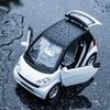1:32 Mercedes Benz Smart Fortwo Микро Городской Автомобиль Модель из Сплава Металлическая Литая Модель Автомобиля Коллекционные Предметы Украшения Праздничный Подарок