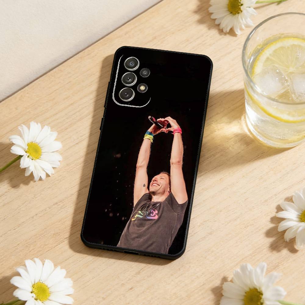 C-Coldplay Britpop Icon Shell Phone Case For Samsung S25,S24,S21,S22,S23,S30,Ultra,S20,Plus,Soft Silicone Black Cover