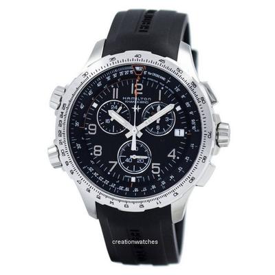 Мужские часы Khaki Aviation X-Wind Chronograph Quartz GMT H77912335