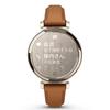 Garmin Lily 2 Classic Коричневый Золотой Совместимое подключение аккумулятора для и LINE и Беременности Японская кожа/Крем [Модель Suica/5-дневная жизнь/Сон]